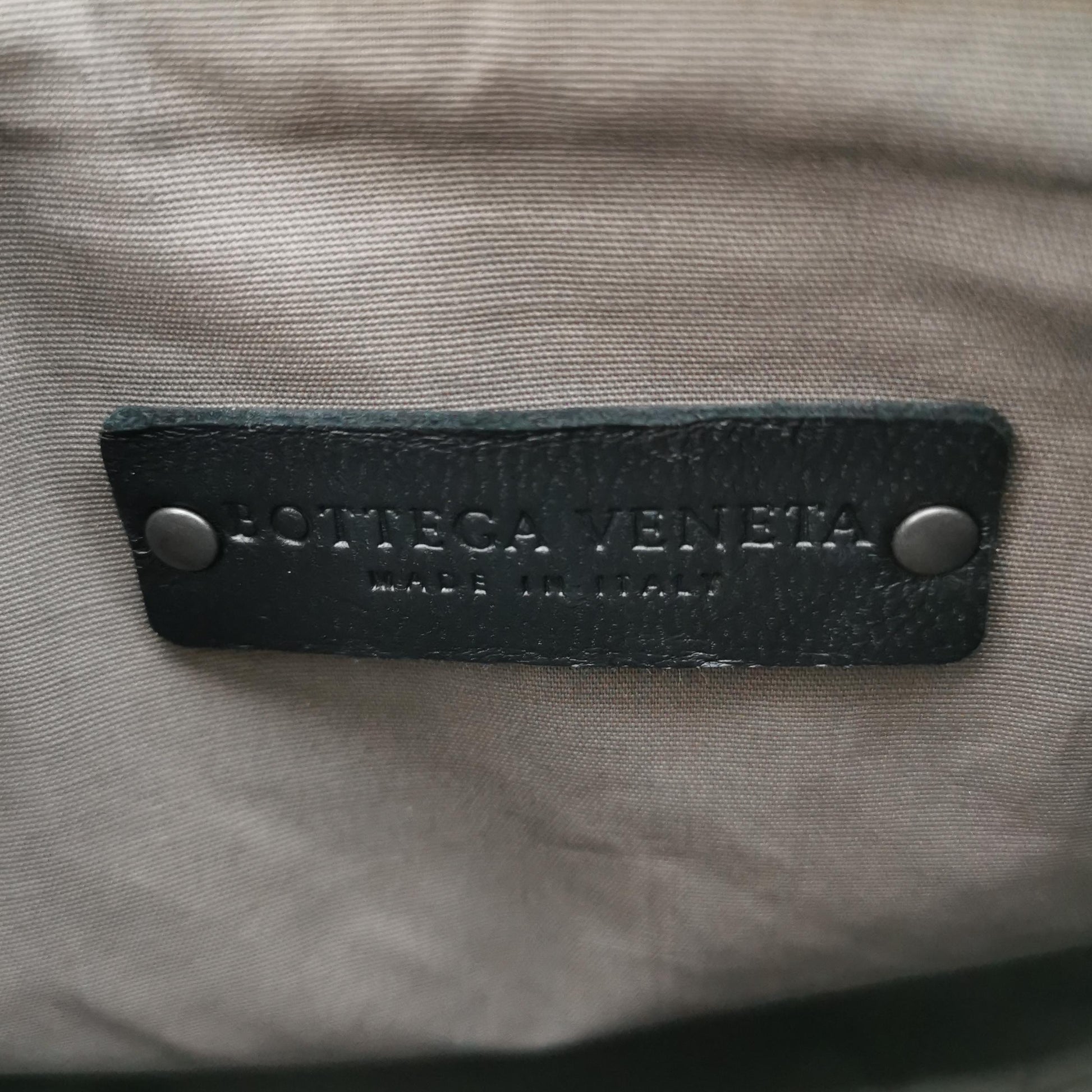 Bottega Veneta Intrecciato Shoulder Bag Black