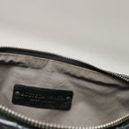 Bottega Veneta Intrecciato Shoulder Bag Black