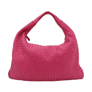 Bottega Veneta Intrecciato Hobo Fuchsia 45cm