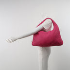 Bottega Veneta Intrecciato Hobo Fuchsia 45cm