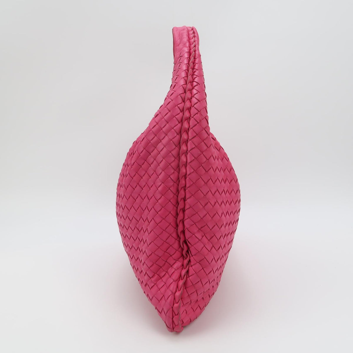 Bottega Veneta Intrecciato Hobo Fuchsia 45cm