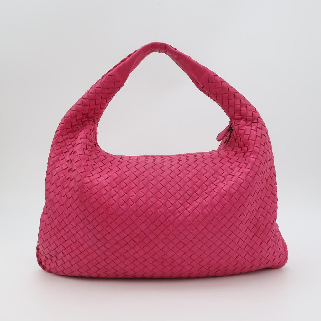 Bottega Veneta Intrecciato Hobo Fuchsia 45cm