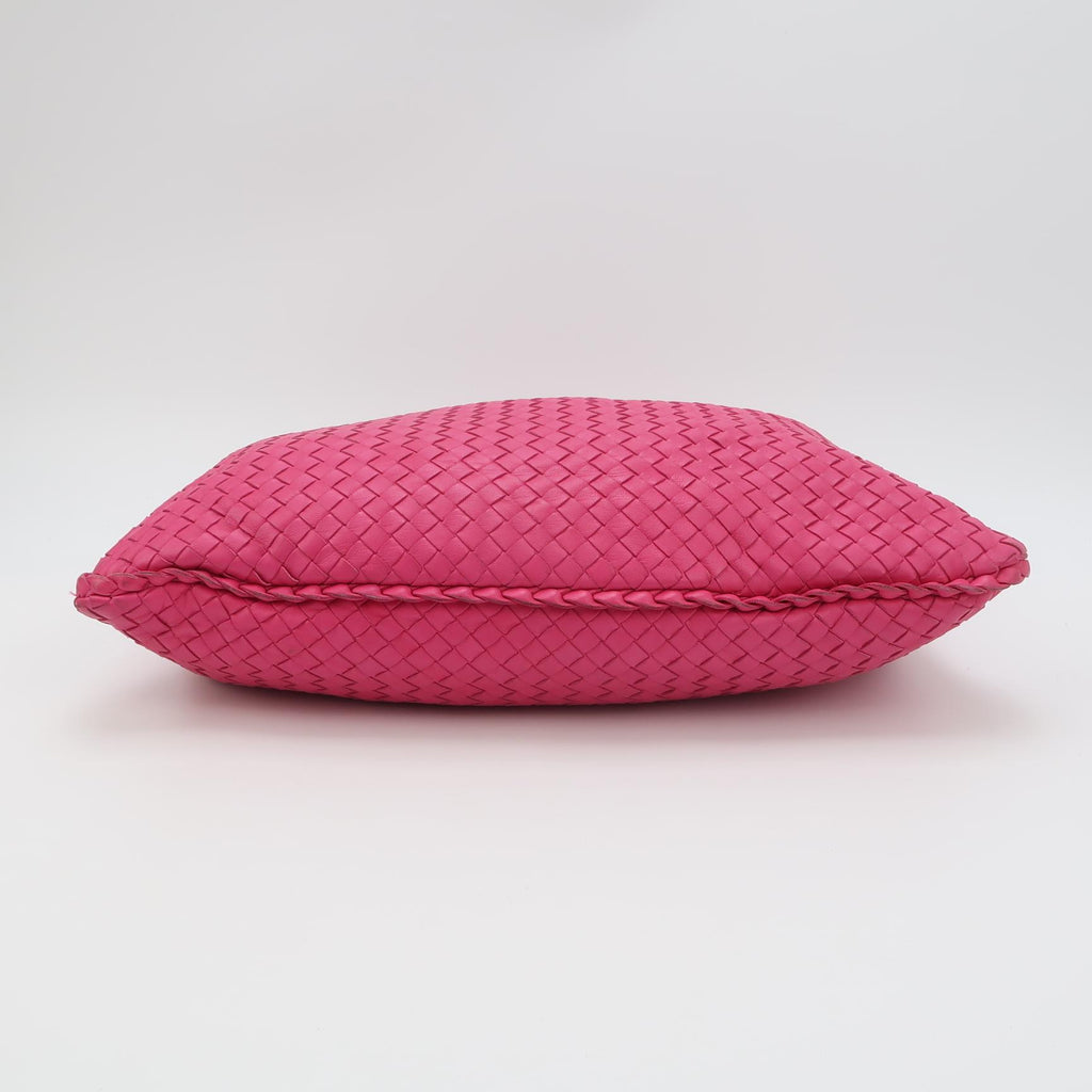 Bottega Veneta Intrecciato Hobo Fuchsia 45cm