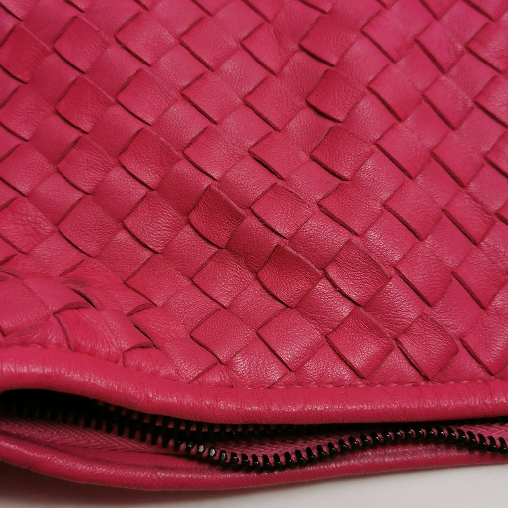 Bottega Veneta Intrecciato Hobo Fuchsia 45cm