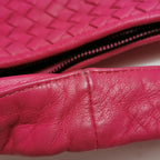 Bottega Veneta Intrecciato Hobo Fuchsia 45cm