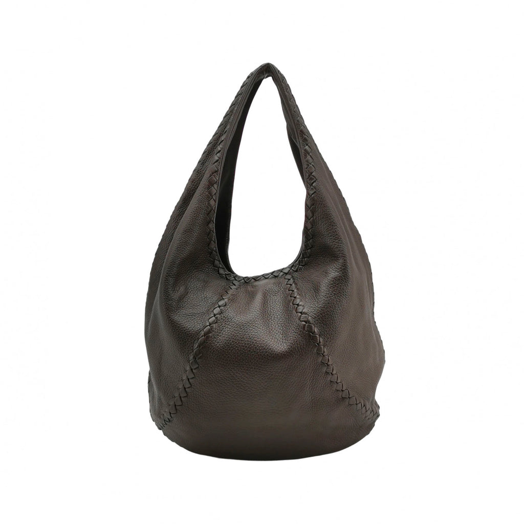 Bottega Veneta Cervo Hobo Dark Brown