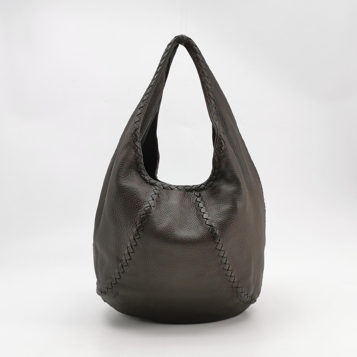 Bottega Veneta Cervo Hobo Dark Brown