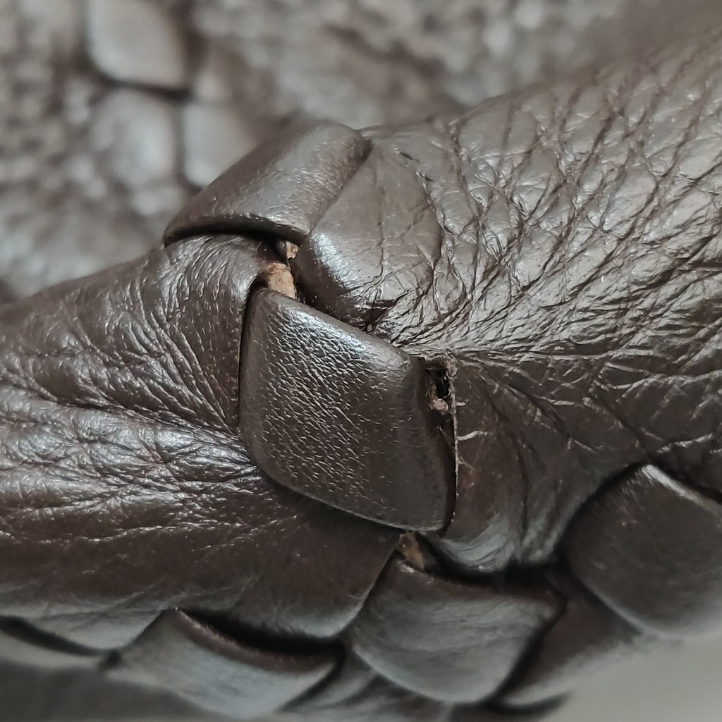 Bottega Veneta Cervo Hobo Dark Brown
