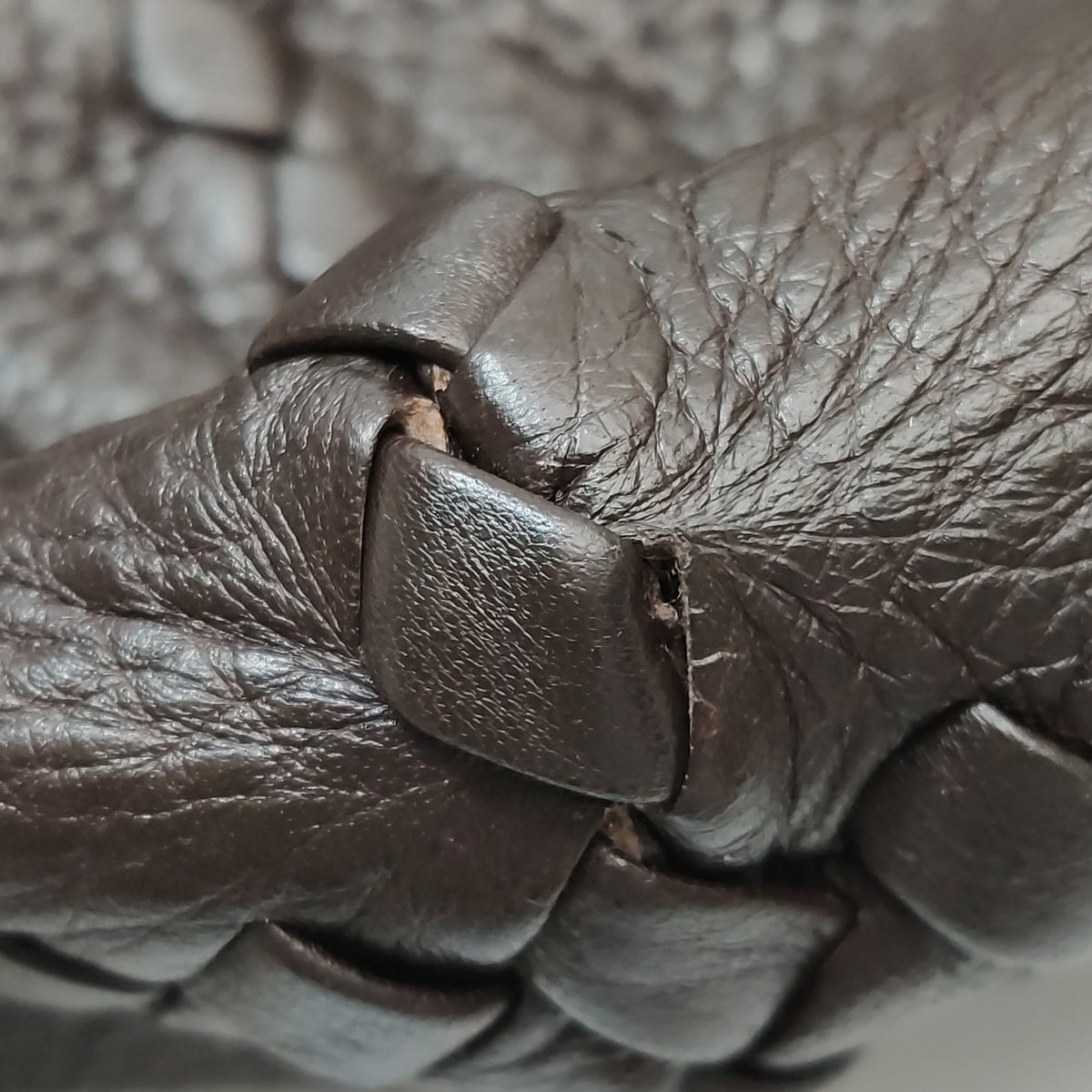Bottega Veneta Cervo Hobo Dark Brown
