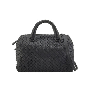 Bottega Veneta Intrecciato Boston Black