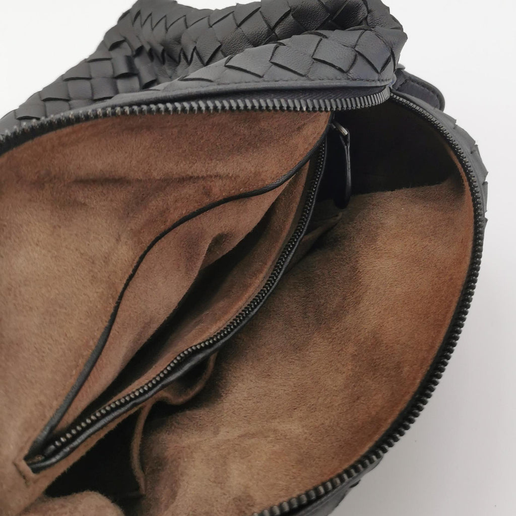 Bottega Veneta Intrecciato Boston Black
