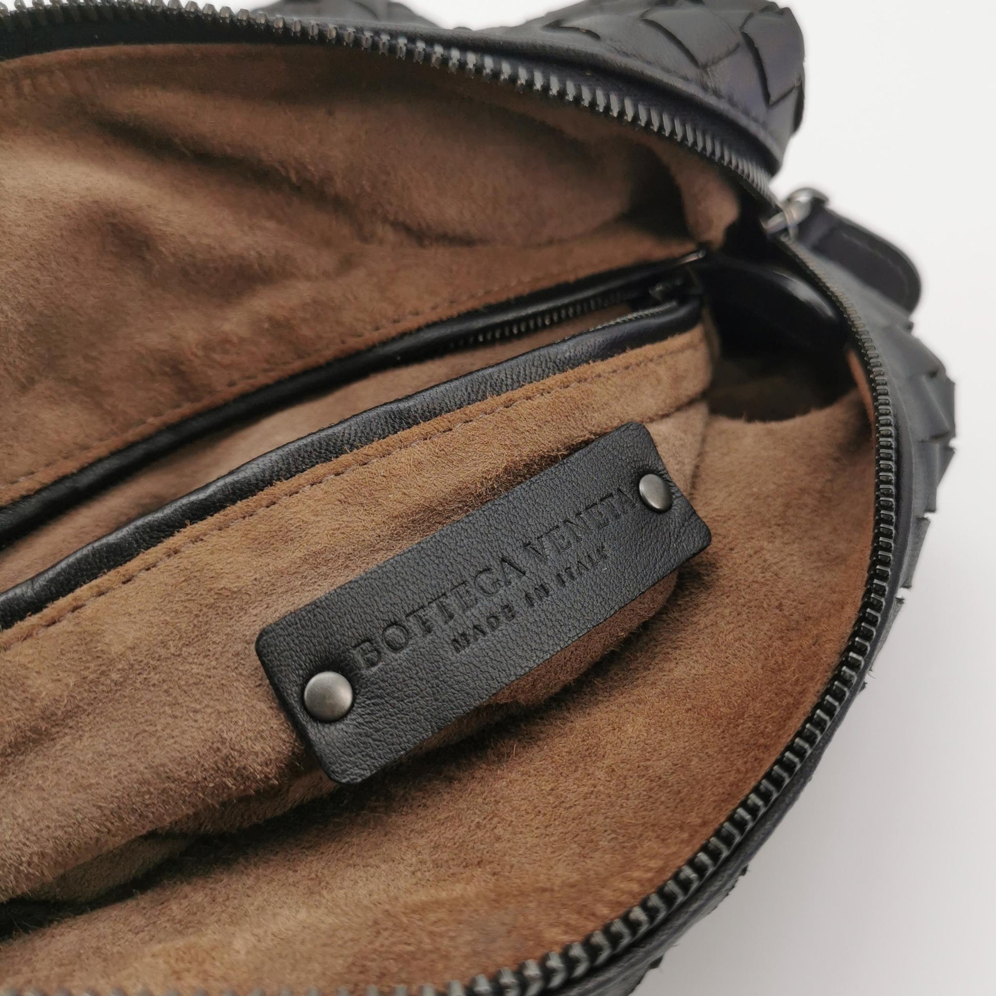 Bottega Veneta Intrecciato Boston Black