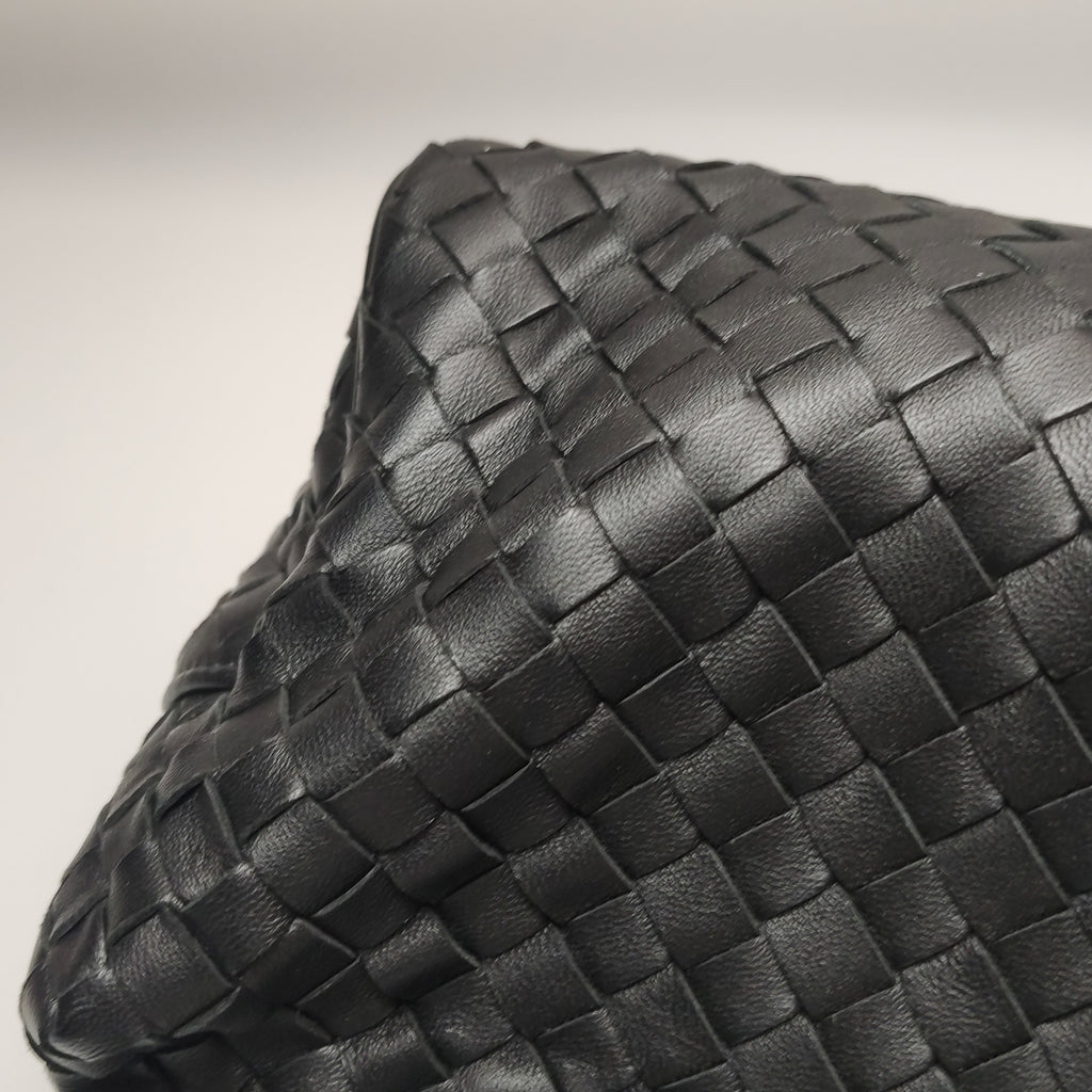 Bottega Veneta Intrecciato Boston Black