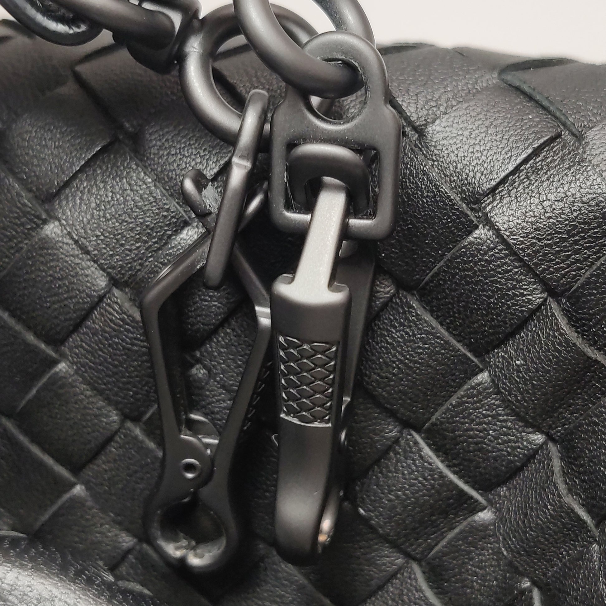 Bottega Veneta Intrecciato Boston Black