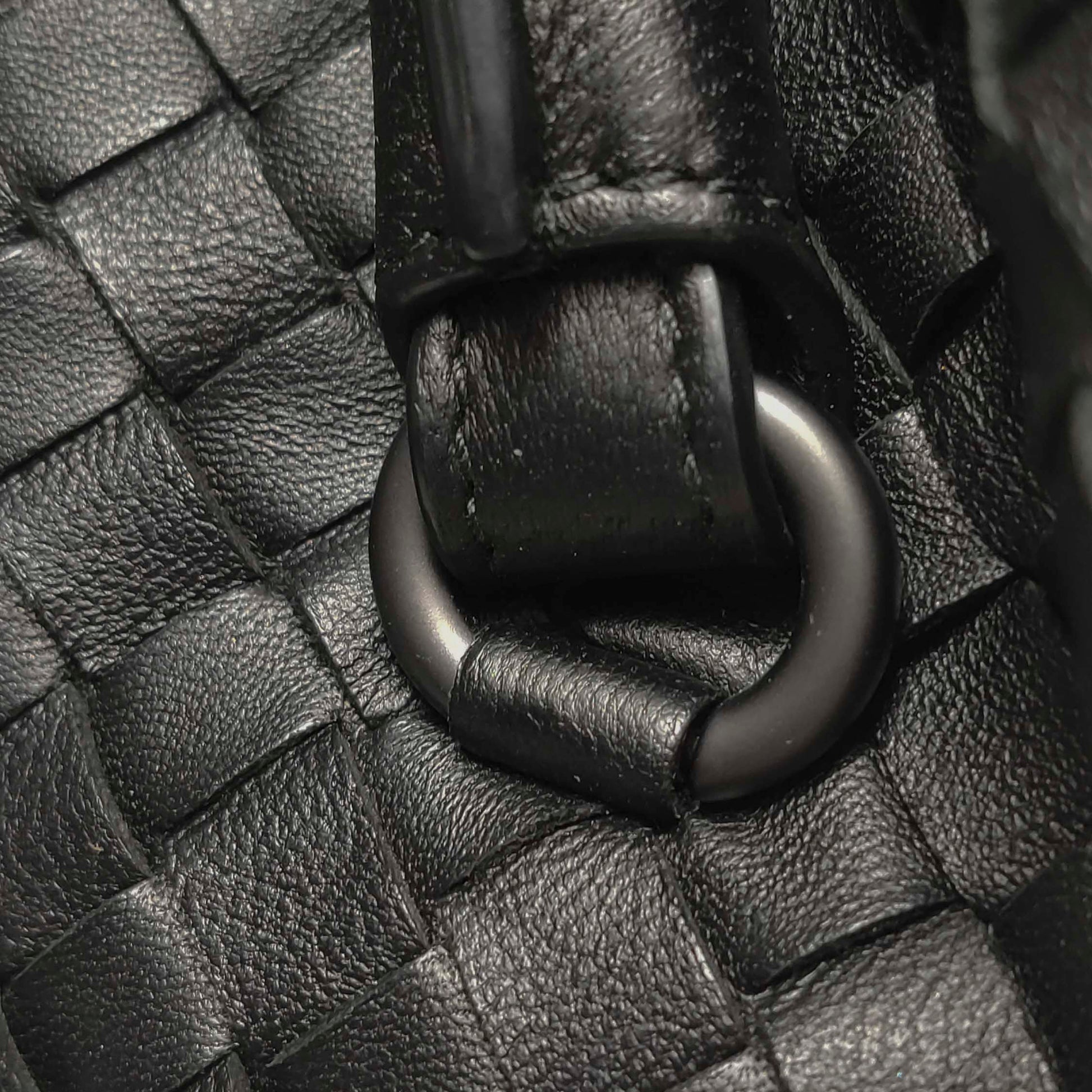 Bottega Veneta Intrecciato Boston Black
