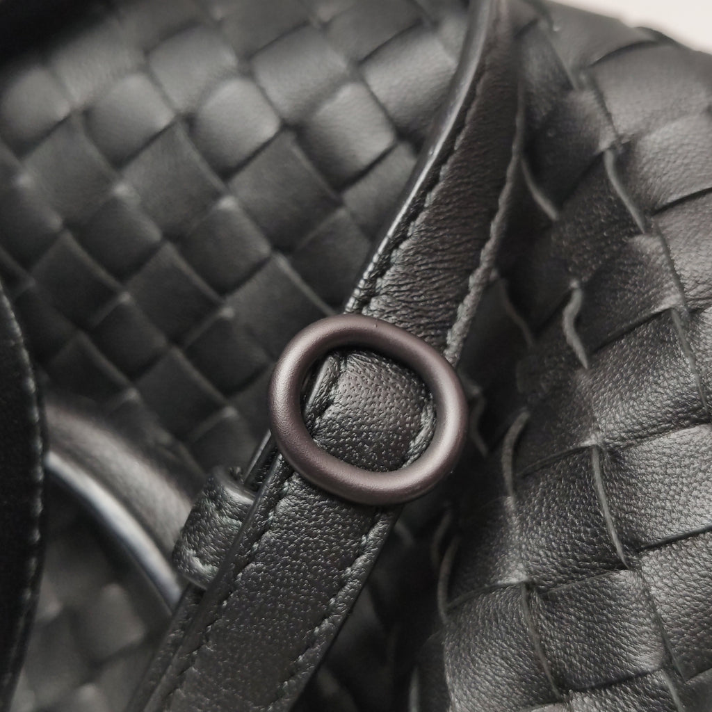 Bottega Veneta Intrecciato Boston Black