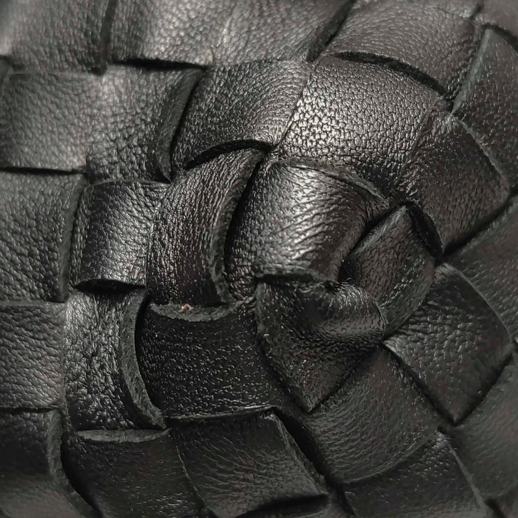 Bottega Veneta Intrecciato Boston Black