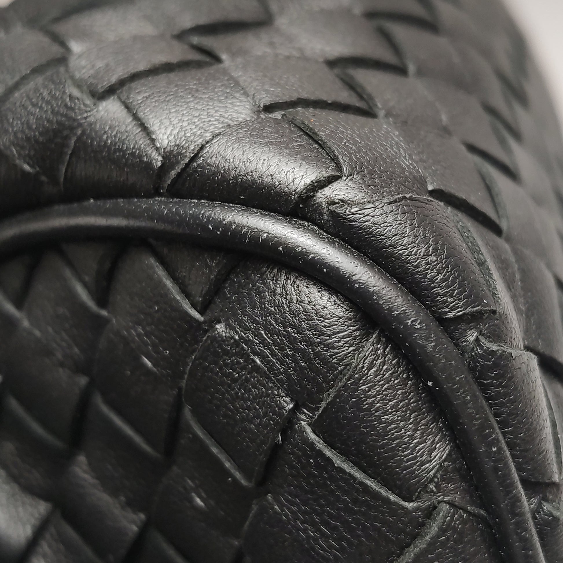 Bottega Veneta Intrecciato Boston Black