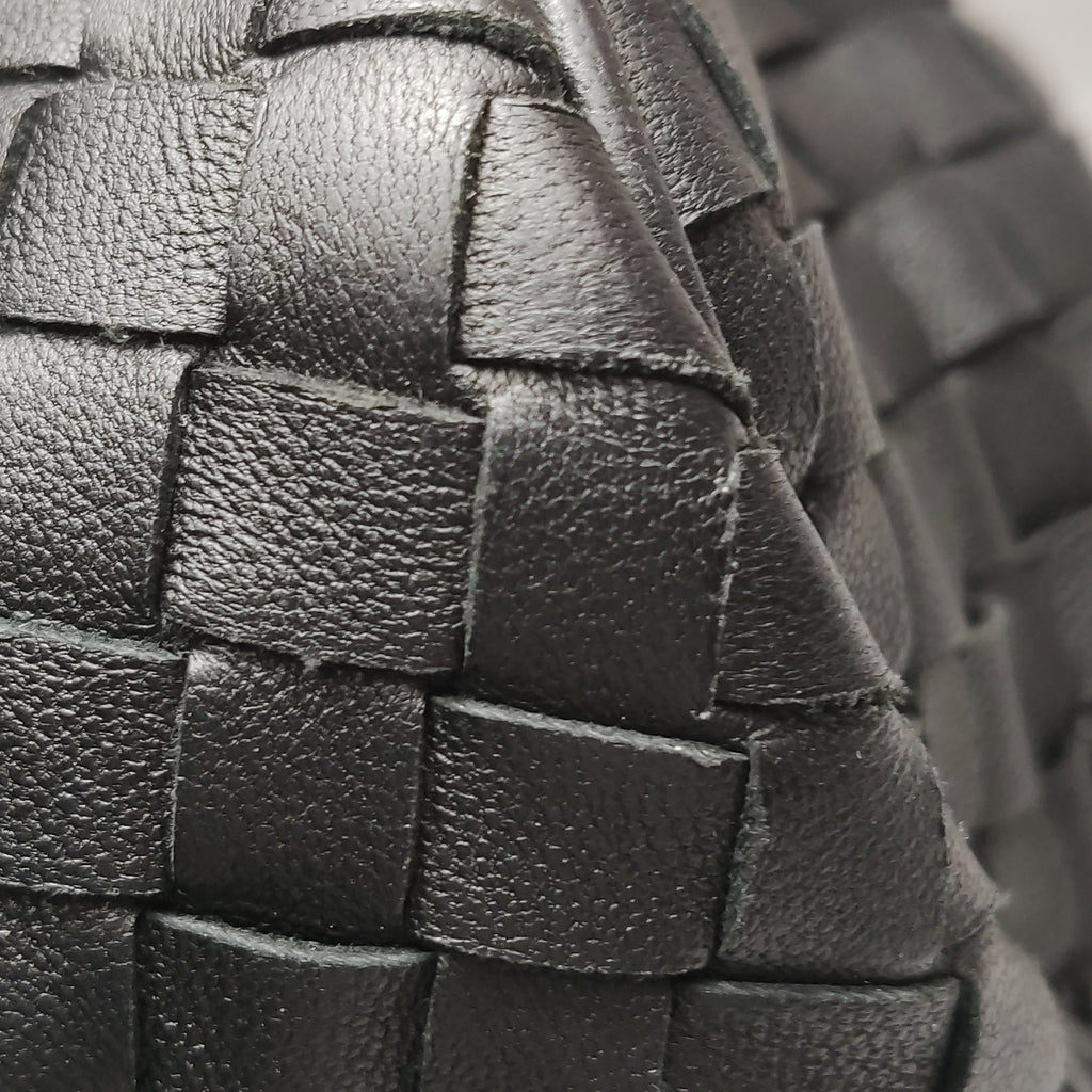 Bottega Veneta Intrecciato Boston Black