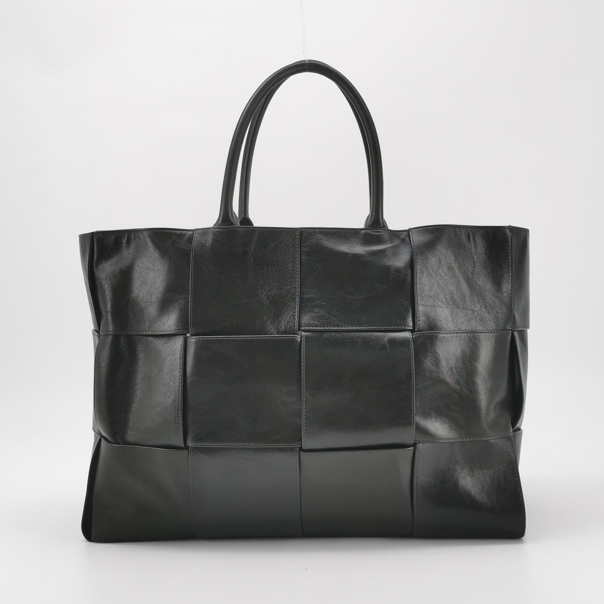 Bottega Veneta Arco Tote Maxi Intrecciato Large Dark Green