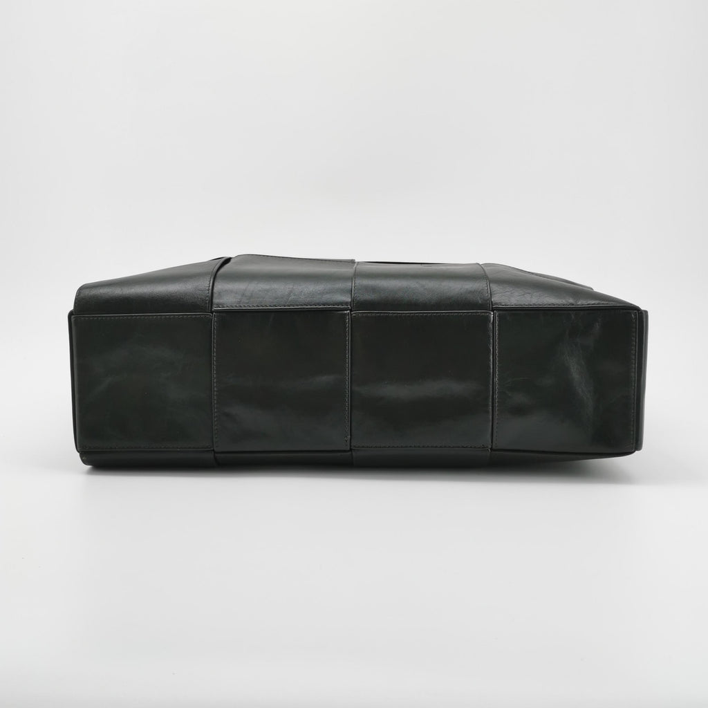 Bottega Veneta Arco Tote Maxi Intrecciato Large Dark Green