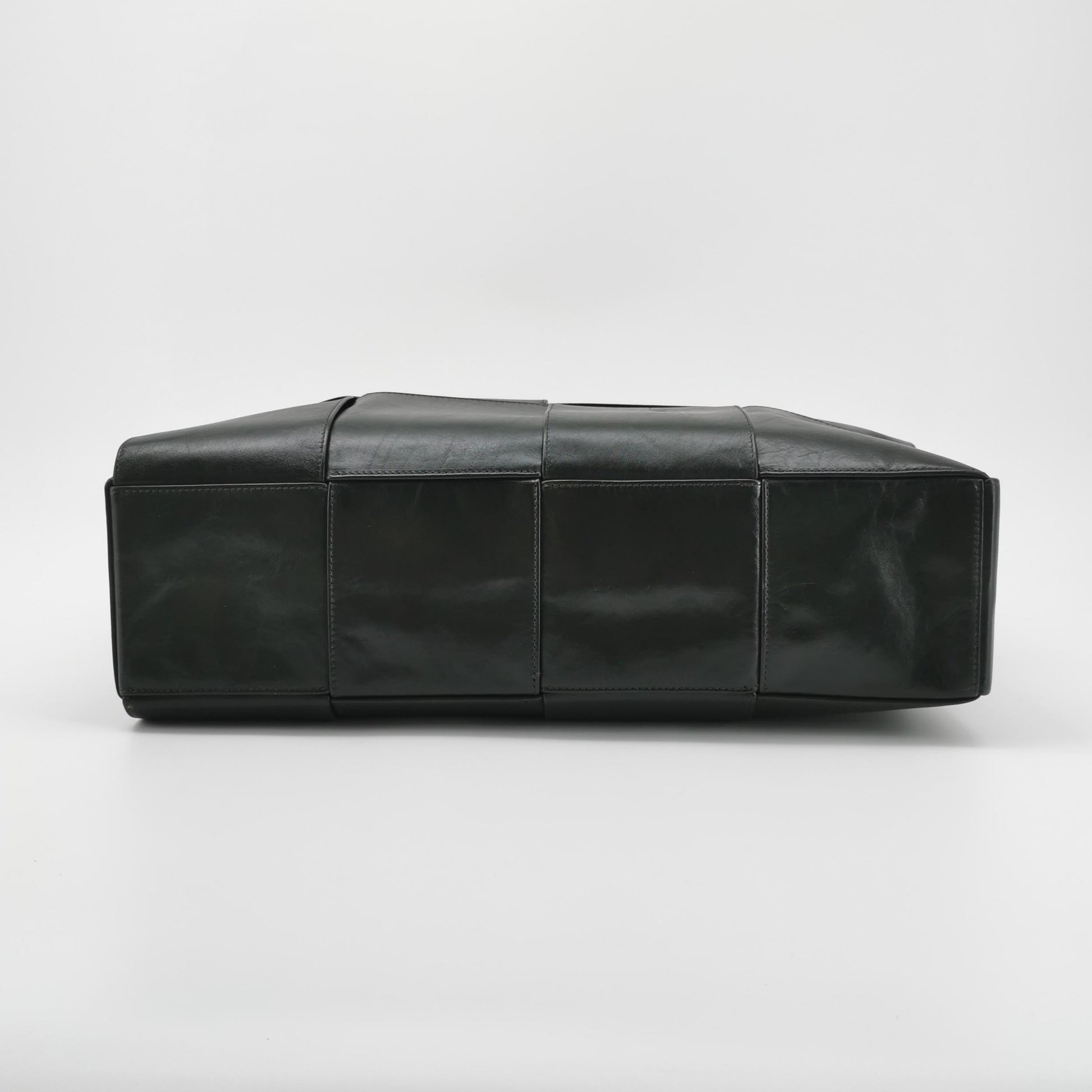 Bottega Veneta Arco Tote Maxi Intrecciato Large Dark Green