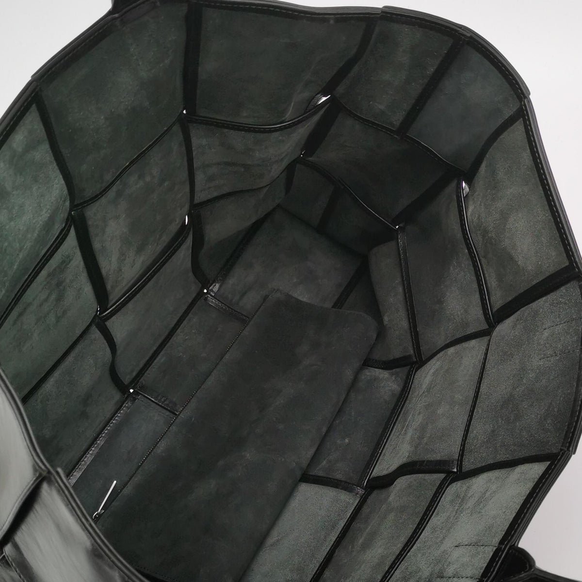 Bottega Veneta Arco Tote Maxi Intrecciato Large Dark Green