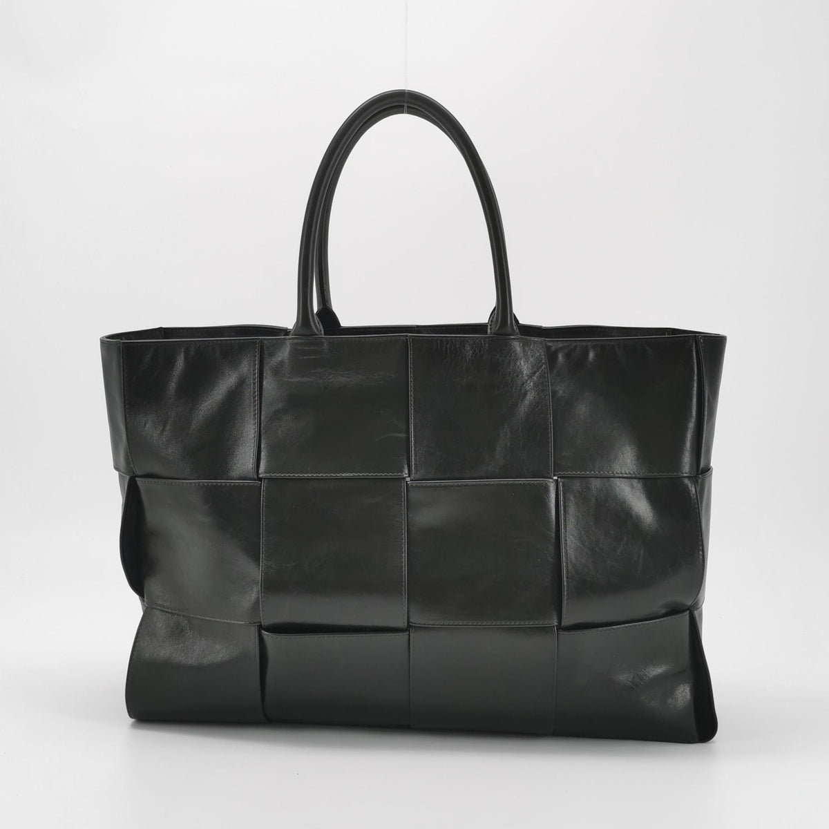 Bottega Veneta Arco Tote Maxi Intrecciato Large Dark Green