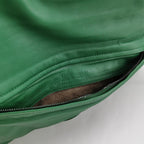 Bottega Veneta Fold Over Turnlock Clutch Tote Intrecciato Green