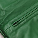 Bottega Veneta Fold Over Turnlock Clutch Tote Intrecciato Green