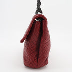 Bottega Veneta Olimpia Flap Bag Red