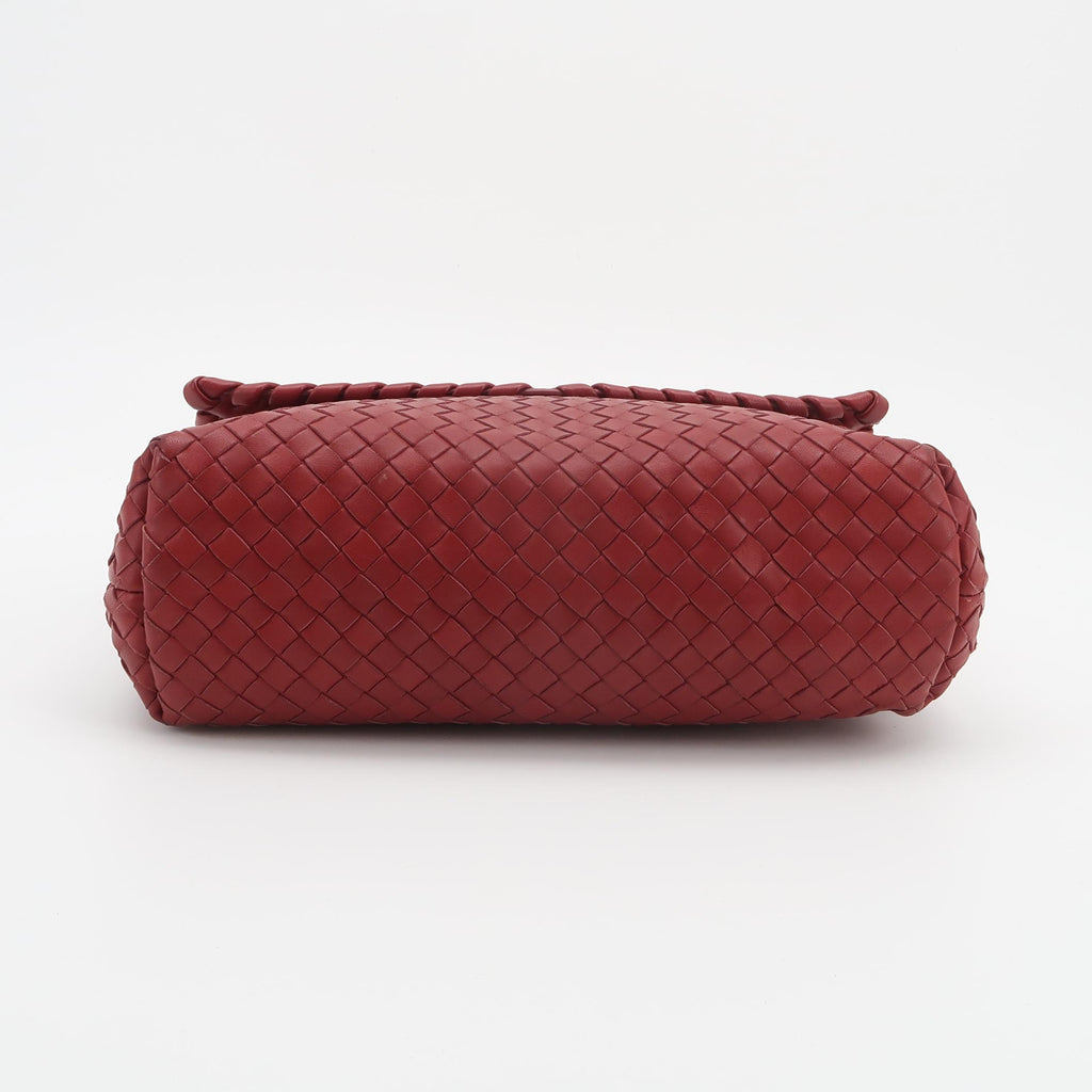 Bottega Veneta Olimpia Flap Bag Red