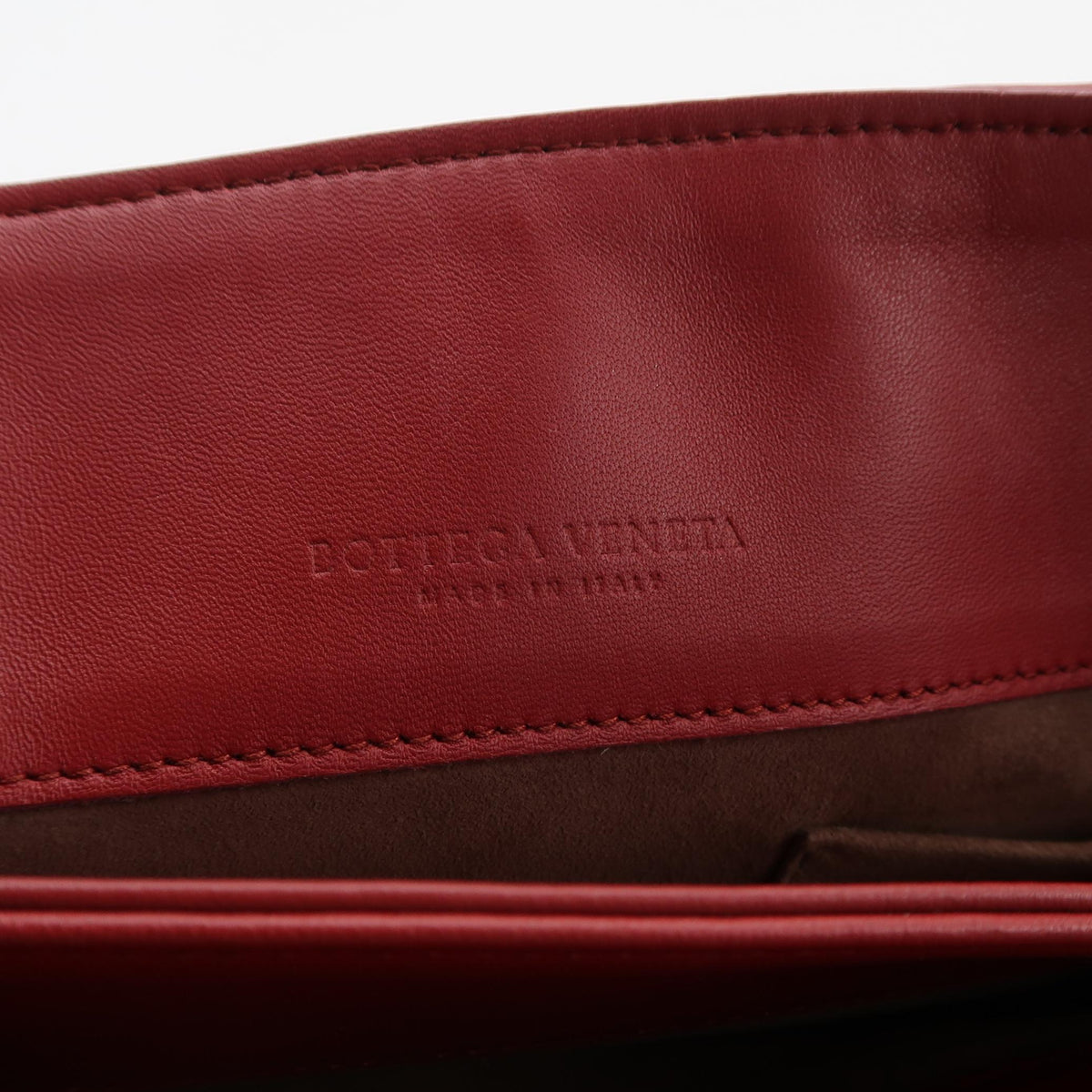 Bottega Veneta Olimpia Flap Bag Red