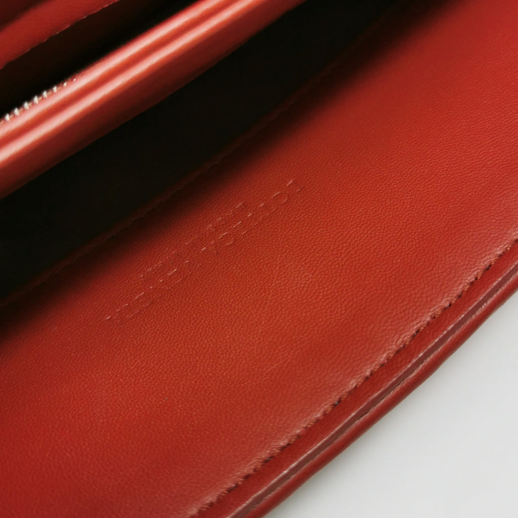 Bottega Veneta Olimpia Flap Bag Red