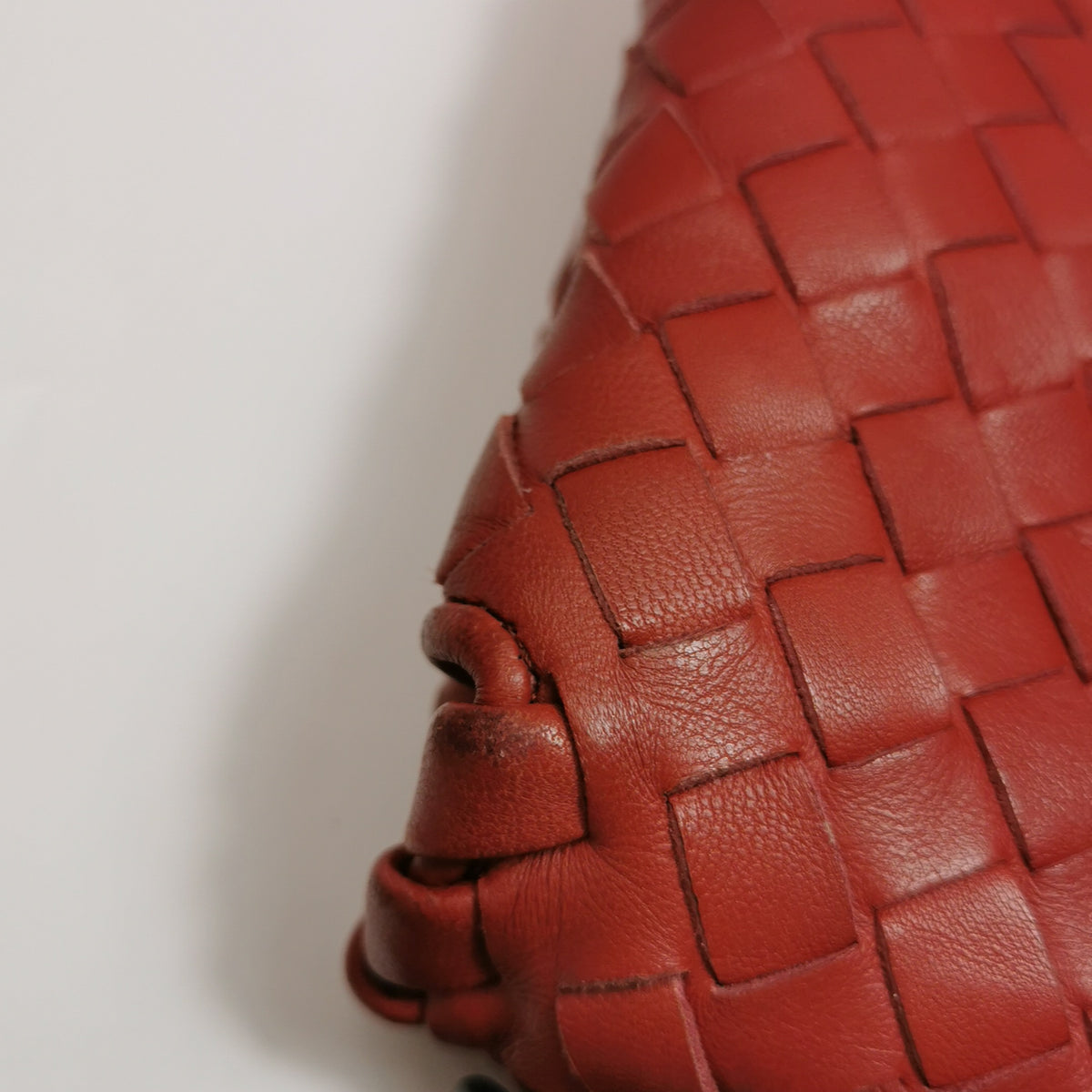 Bottega Veneta Olimpia Flap Bag Red
