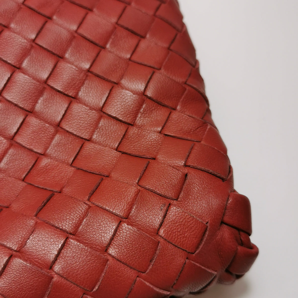 Bottega Veneta Olimpia Flap Bag Red