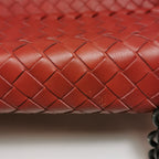 Bottega Veneta Olimpia Flap Bag Red