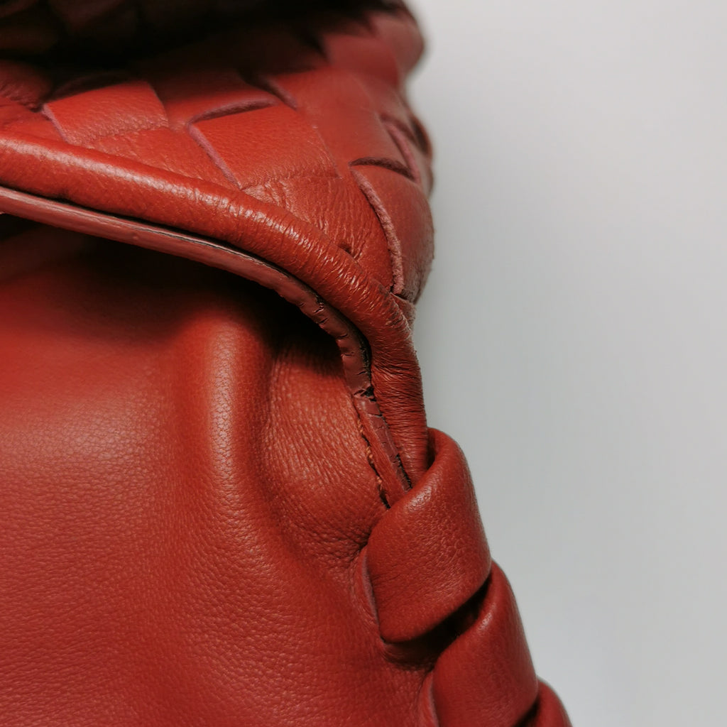 Bottega Veneta Olimpia Flap Bag Red