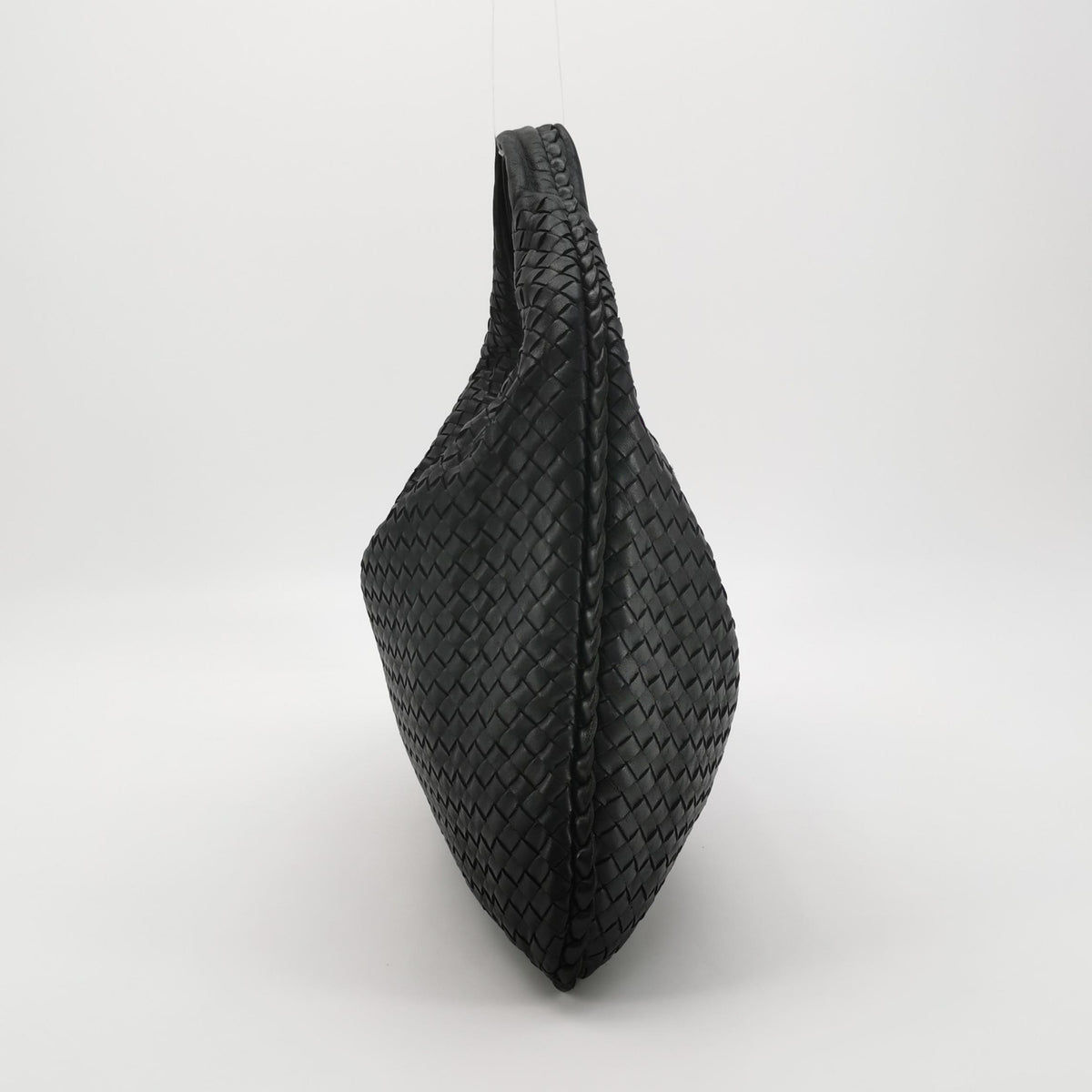 Bottega Veneta Intrecciato Hobo Medium Black