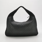 Bottega Veneta Intrecciato Hobo Medium Black