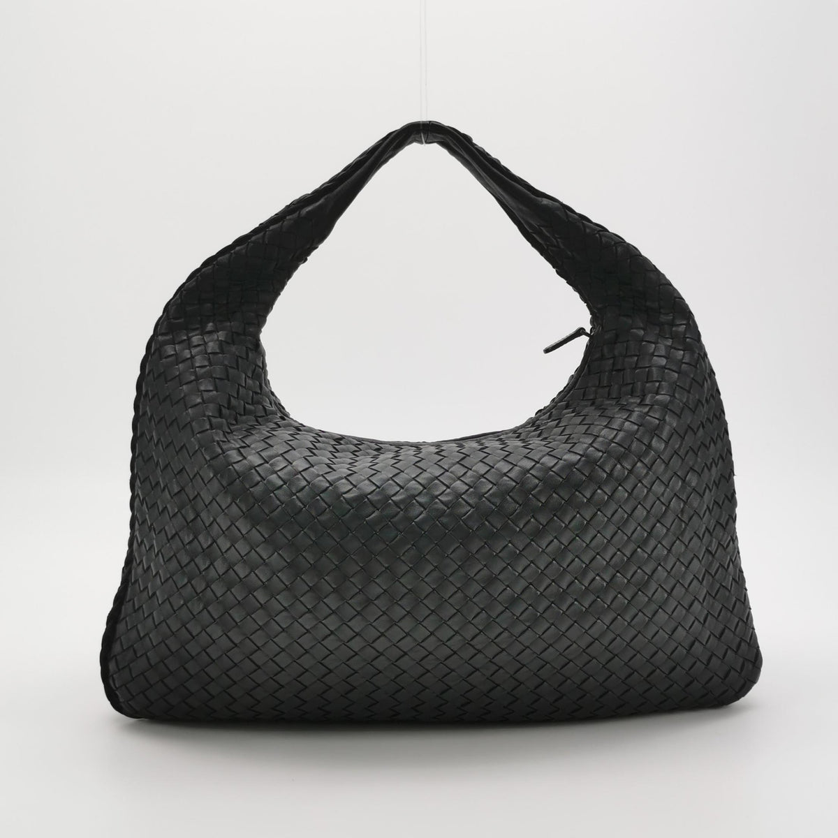 Bottega Veneta Intrecciato Hobo Medium Black
