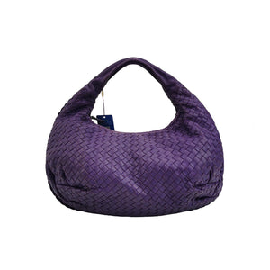 Bottega Veneta Intrecciato Belly Hobo Small Purple