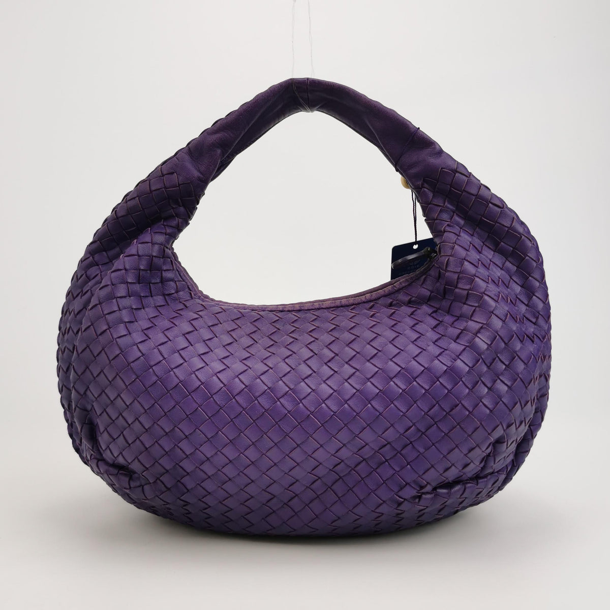 Bottega Veneta Intrecciato Belly Hobo Small Purple
