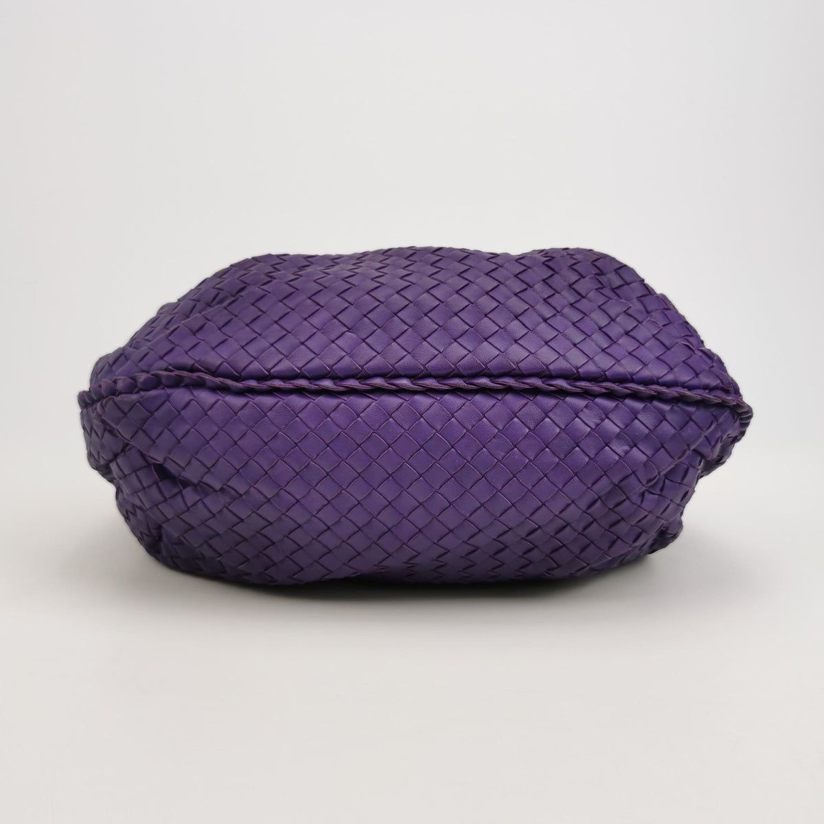 Bottega Veneta Intrecciato Belly Hobo Small Purple