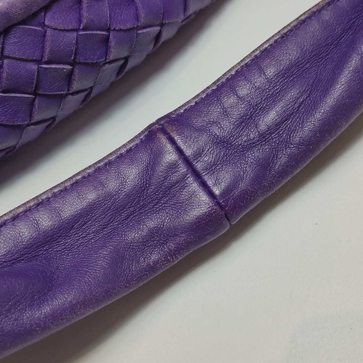 Bottega Veneta Intrecciato Belly Hobo Small Purple