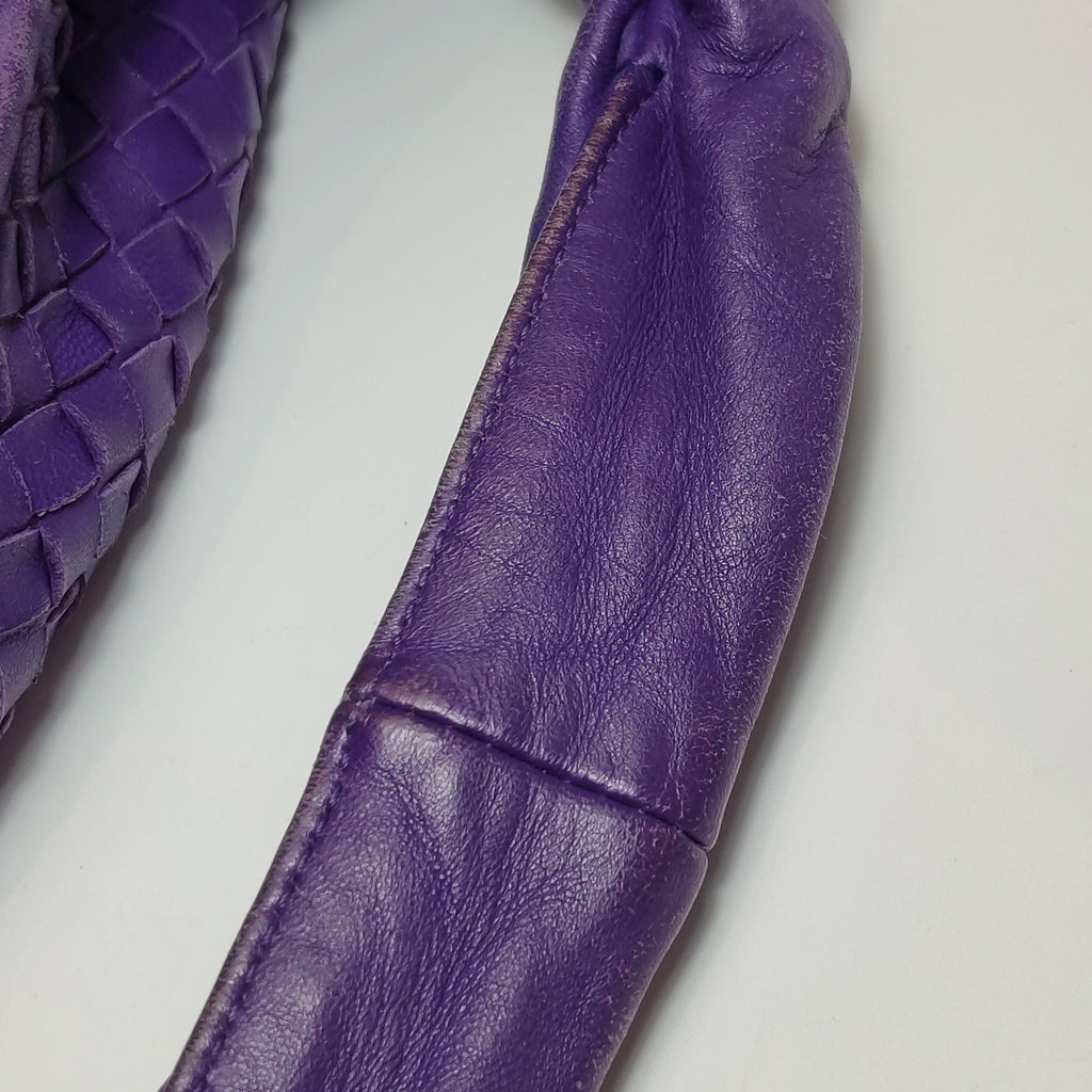 Bottega Veneta Intrecciato Belly Hobo Small Purple