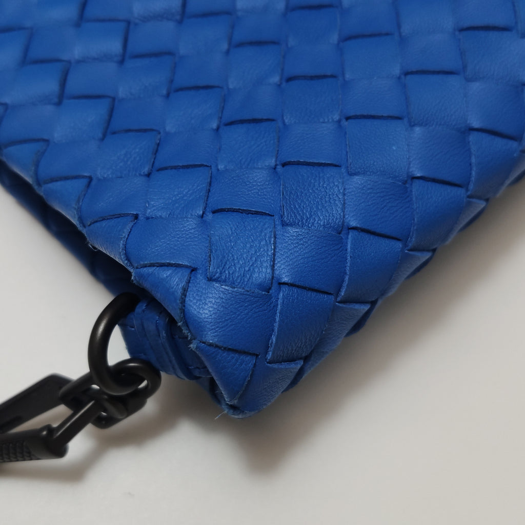 Bottega Veneta Cesta Tote Blue