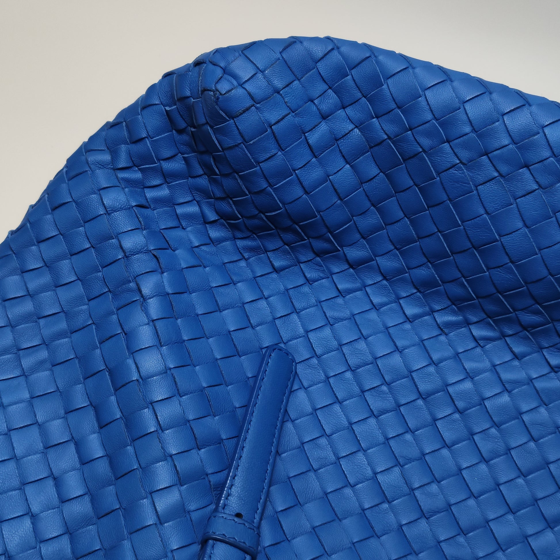 Bottega Veneta Cesta Tote Blue