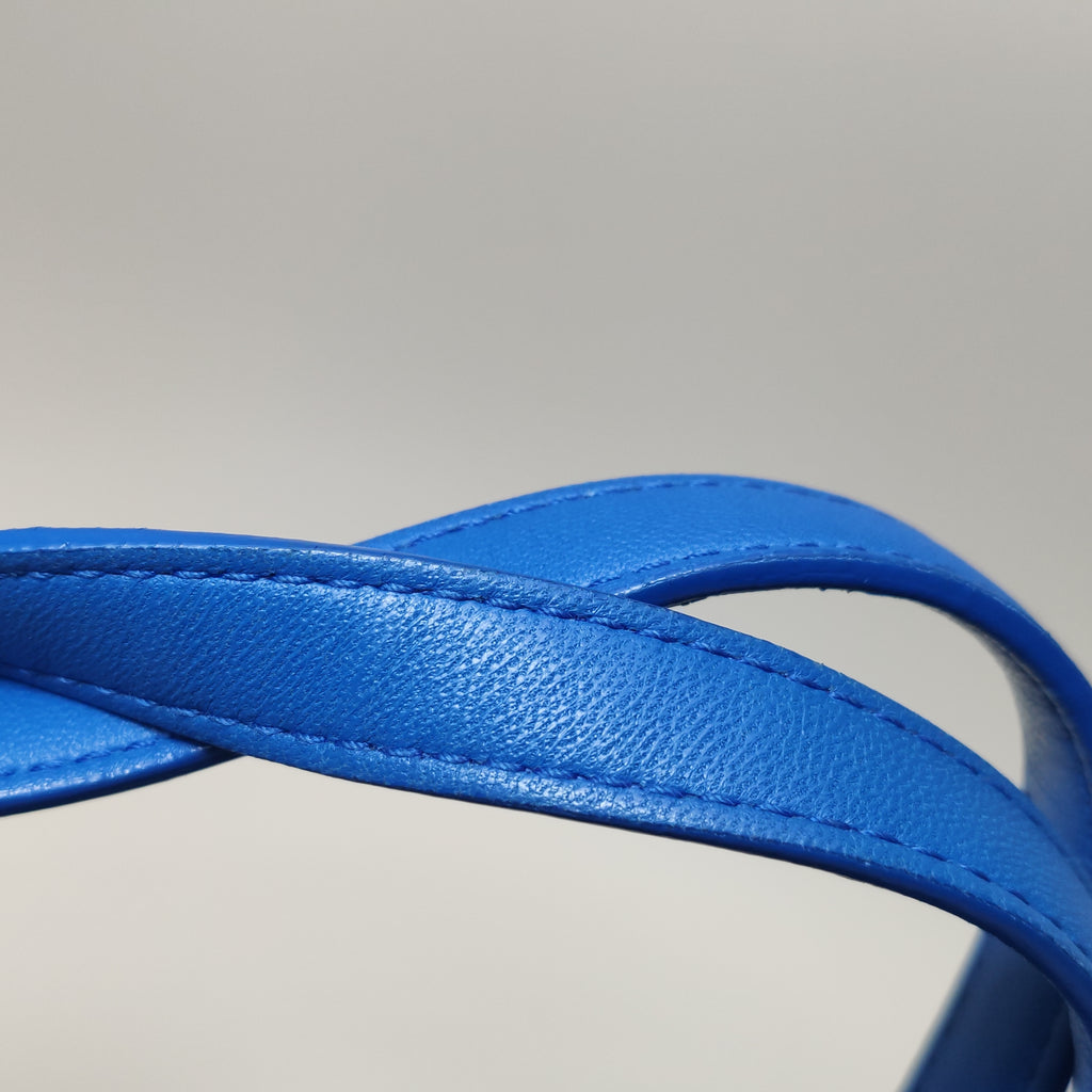 Bottega Veneta Cesta Tote Blue