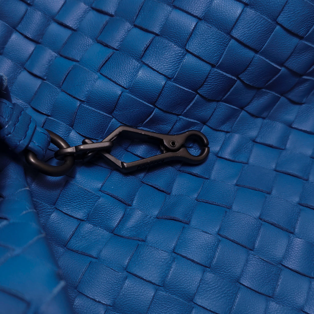 Bottega Veneta Cesta Tote Blue